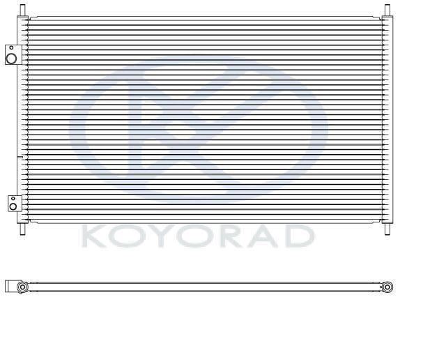 Koyorad CD080506 Радиатор кондиционера (Конденсатор) CD080506: Отличная цена - Купить в Польше на 2407.PL!