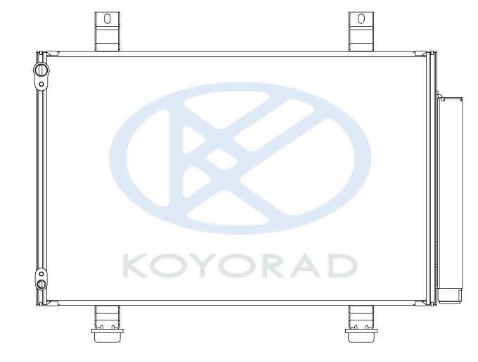 Koyorad CD100399 Радіатор кондиціонера (Конденсатор) CD100399: Приваблива ціна - Купити у Польщі на 2407.PL!