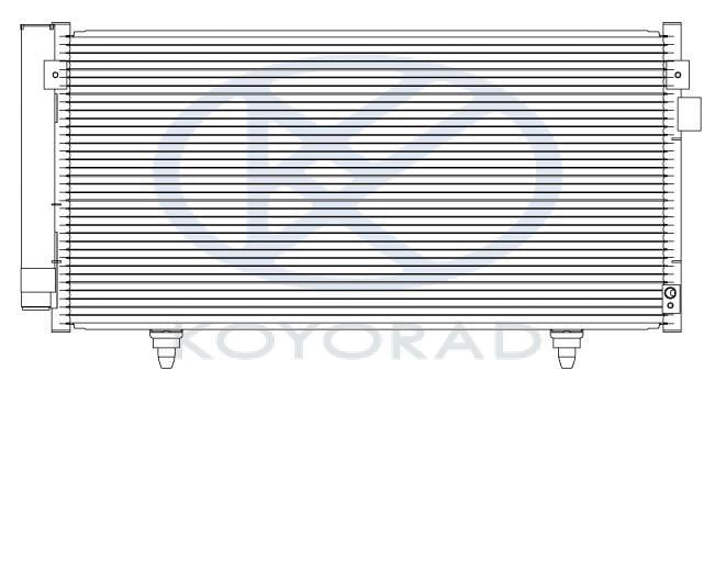 Koyorad CD090468 Радиатор кондиционера (Конденсатор) CD090468: Отличная цена - Купить в Польше на 2407.PL!