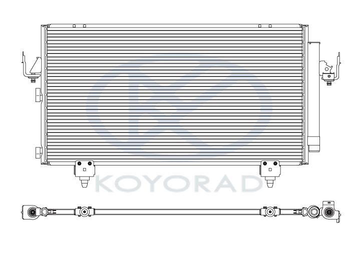 Koyorad CD010447 Радиатор кондиционера (Конденсатор) CD010447: Отличная цена - Купить в Польше на 2407.PL!