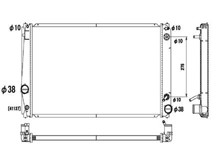 Koyorad PL011961 Radiator, engine cooling PL011961: Buy near me in Poland at 2407.PL - Good price!