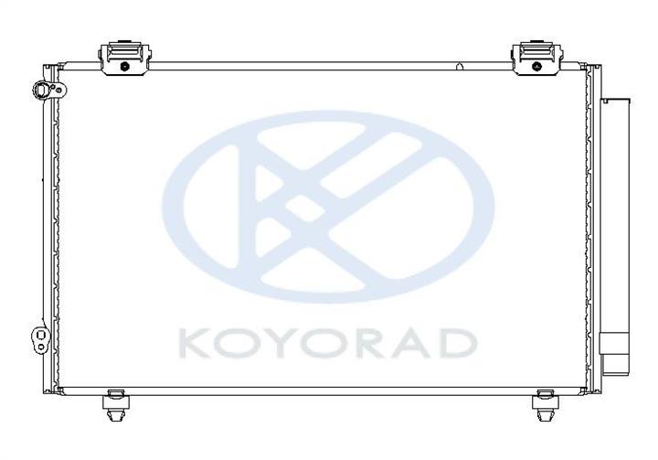 Koyorad CD010305 Радиатор кондиционера (Конденсатор) CD010305: Отличная цена - Купить в Польше на 2407.PL!