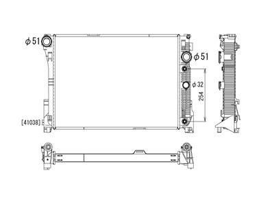 Koyorad PL412485 Radiator, engine cooling PL412485: Buy near me at 2407.PL in Poland at an Affordable price!