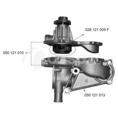 Ossca 05888 Water pump 05888: Buy near me at 2407.PL in Poland at an Affordable price!