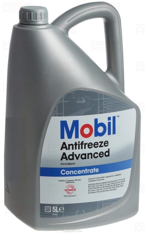 Mobil 151154R Antifreeze concentrate ADVANCED G12+, 5 l 151154R: Buy near me in Poland at 2407.PL - Good price!