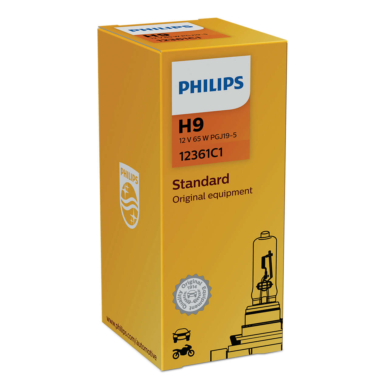 

żarówka halogenowa philips standard h9 12v 65w 12361c1 Philips