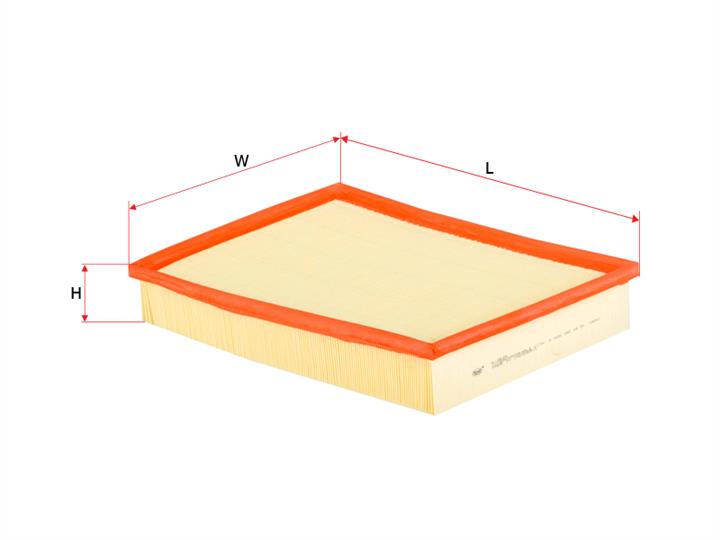 Sakura A-2625 Воздушный фильтр A2625: Отличная цена - Купить в Польше на 2407.PL!