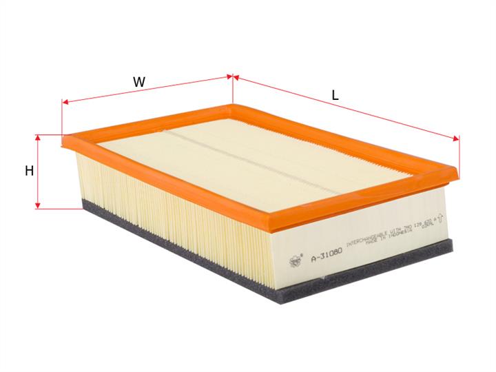 Sakura A-31080 Filtr powietrza A31080: Dobra cena w Polsce na 2407.PL - Kup Teraz!