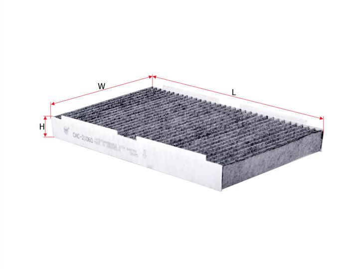 Sakura CAC-21060 Activated Carbon Cabin Filter CAC21060: Buy near me in Poland at 2407.PL - Good price!