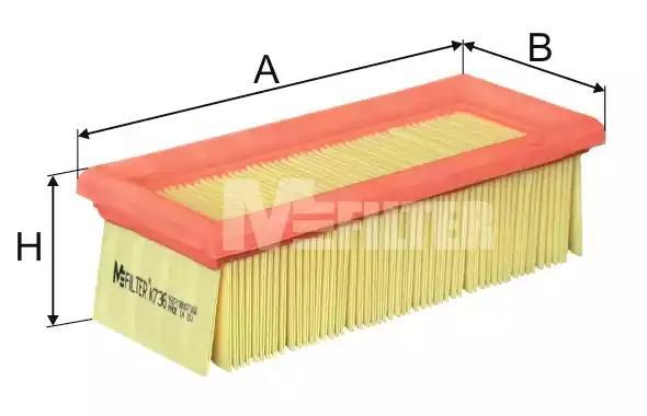 M-Filter K 736 Air filter K736: Buy near me at 2407.PL in Poland at an Affordable price!