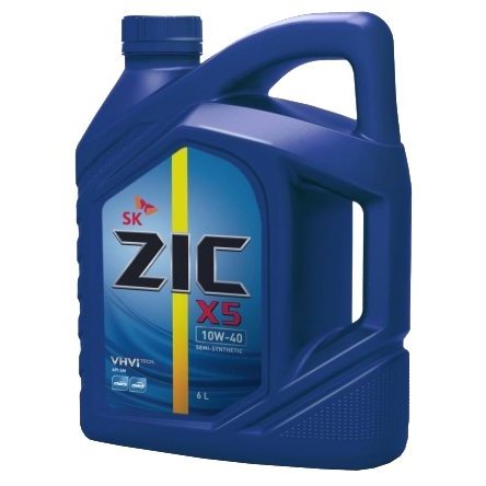 ZIC 172622 Engine oil ZIC X5 10W-40, 6L 172622: Buy near me in Poland at 2407.PL - Good price!