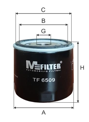 M-Filter TF 6509 Oil Filter TF6509: Buy near me in Poland at 2407.PL - Good price!
