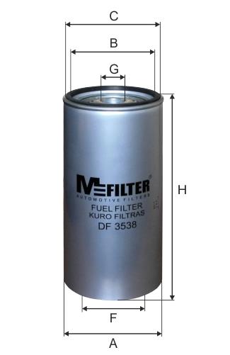 M-Filter DF 3538 Fuel filter DF3538: Buy near me in Poland at 2407.PL - Good price!