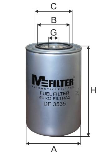 M-Filter DF 3535 Топливный фильтр DF3535: Отличная цена - Купить в Польше на 2407.PL!