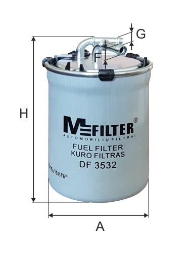 M-Filter DF 3532 Fuel filter DF3532: Buy near me at 2407.PL in Poland at an Affordable price!