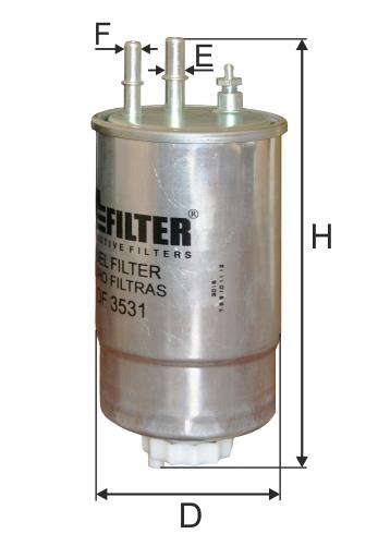 M-Filter DF 3531 Топливный фильтр DF3531: Отличная цена - Купить в Польше на 2407.PL!