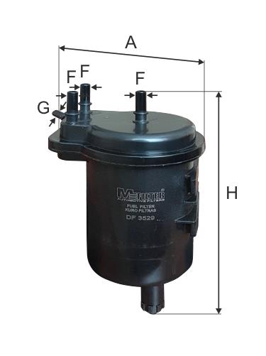 M-Filter DF 3529 Fuel filter DF3529: Buy near me in Poland at 2407.PL - Good price!