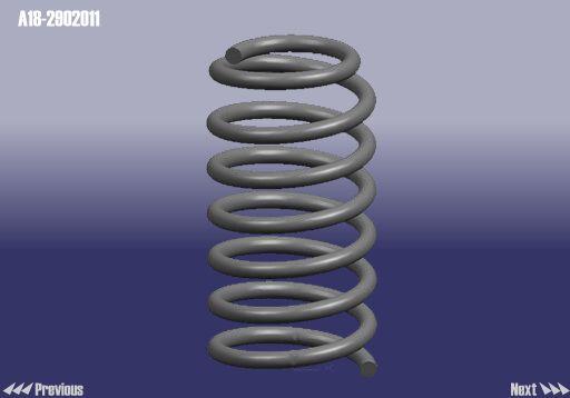 Chery A18-2902011 Coil spring A182902011: Buy near me in Poland at 2407.PL - Good price!
