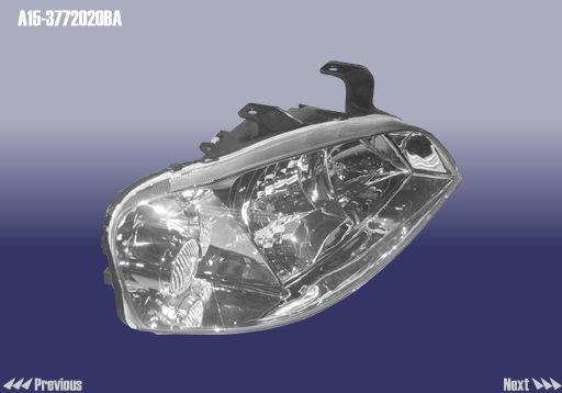Chery A15-3772020BA Headlight right A153772020BA: Buy near me in Poland at 2407.PL - Good price!