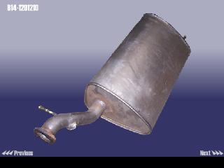 Chery B14-1201210 Muffler assy B141201210: Buy near me at 2407.PL in Poland at an Affordable price!