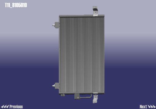 Chery T11-8105010 Радиатор кондиционера (Конденсатор) T118105010: Отличная цена - Купить в Польше на 2407.PL!