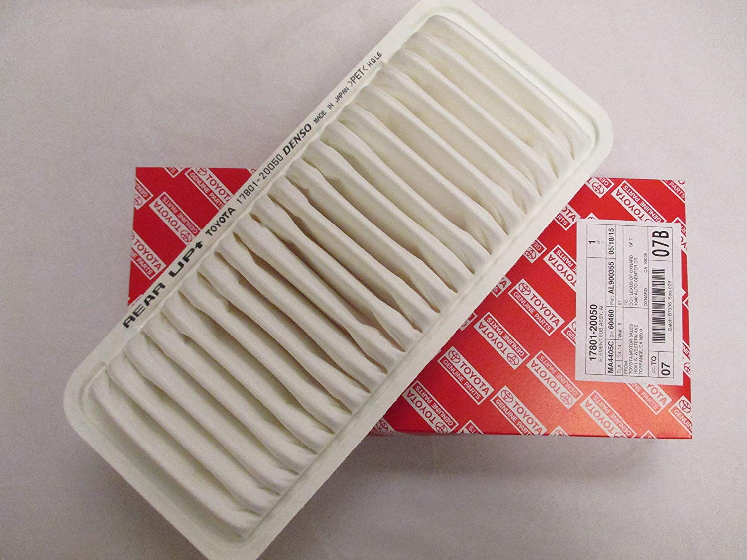 Toyota 17801-20050 Air filter 1780120050: Buy near me in Poland at 2407.PL - Good price!