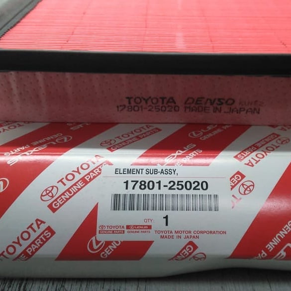 Toyota 17801-25020 Воздушный фильтр 1780125020: Купить в Польше - Отличная цена на 2407.PL!
