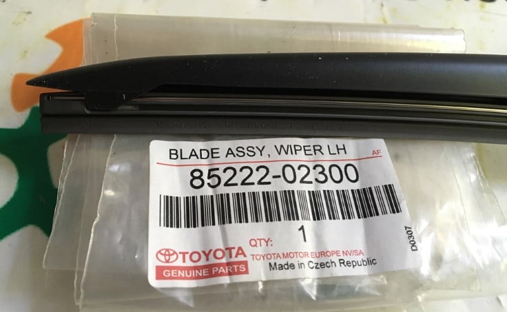 Toyota 85222-02300 Hybrid Wiper Blade 650 mm (26") 8522202300: Buy near me at 2407.PL in Poland at an Affordable price!
