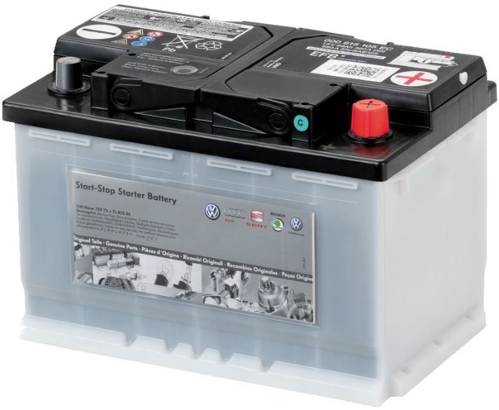 Starterbatterie VAG 12V 70AH 720A(EN) R+ - 000915105EC VAG -  Shop