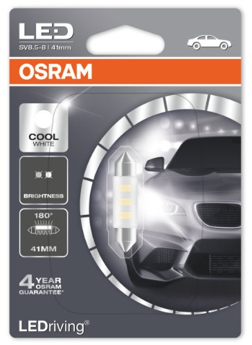 Osram 6441CW-01B Лампа світлодіодна Osram LEDriving CoolWhite Festoon 41 12V SV8,5 6441CW01B: Приваблива ціна - Купити у Польщі на 2407.PL!