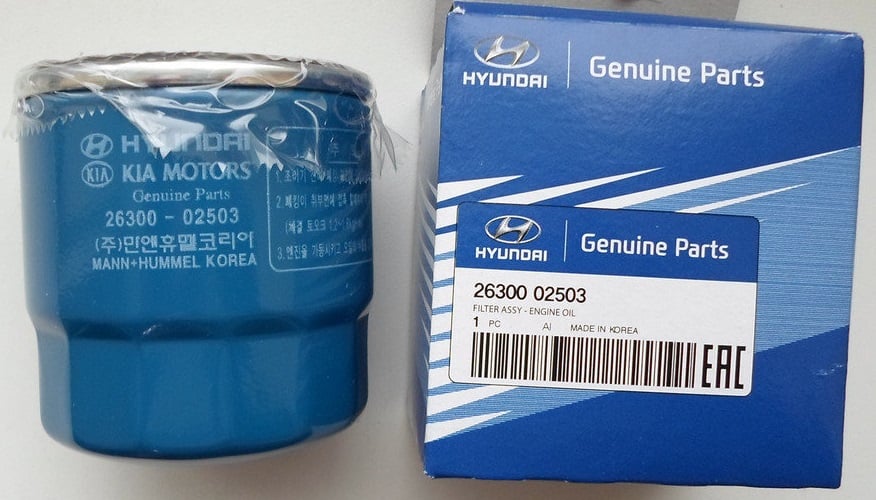Hyundai/Kia 26300 02503 Oil Filter 2630002503: Buy near me in Poland at 2407.PL - Good price!