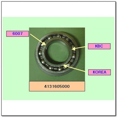 Ssang Yong 4131605000 Wheel bearing 4131605000: Buy near me in Poland at 2407.PL - Good price!