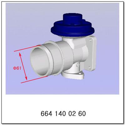 Ssang Yong 6641400260 EGR Valve 6641400260: Buy near me in Poland at 2407.PL - Good price!
