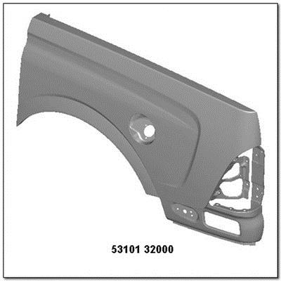 Ssang Yong 5310132000 Rear fender left 5310132000: Buy near me in Poland at 2407.PL - Good price!