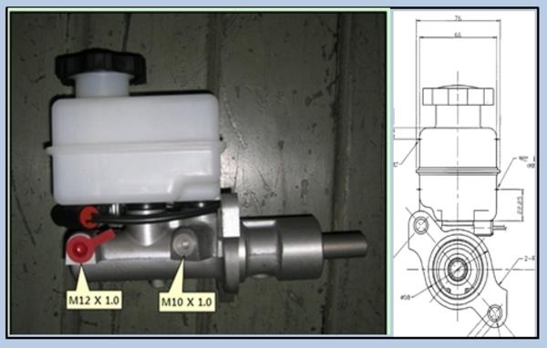 Ssang Yong 48540-05700 Pompa hamulcowa 4854005700: Dobra cena w Polsce na 2407.PL - Kup Teraz!