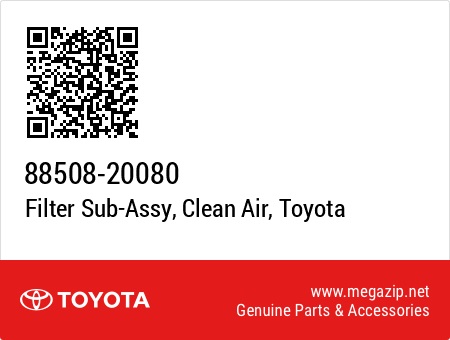 Toyota 88508-20080 Filter, Innenraumluft 8850820080: Kaufen Sie zu einem guten Preis in Polen bei 2407.PL!
