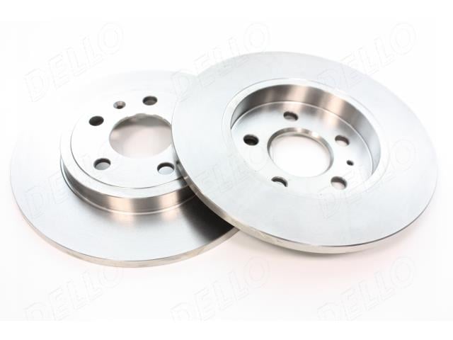 AutoMega 120039210 Rear brake disc, non-ventilated 120039210: Buy near me at 2407.PL in Poland at an Affordable price!