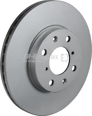 Front brake disc ventilated Jp Group 1263106000