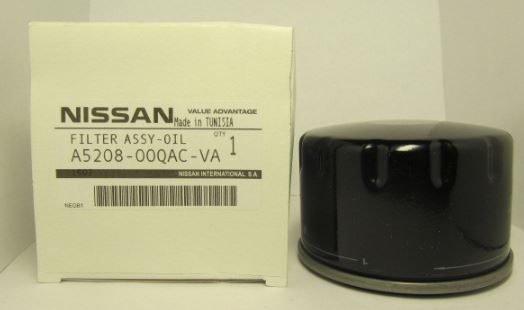 Nissan A5208-00QACVA Oil Filter A520800QACVA: Buy near me in Poland at 2407.PL - Good price!