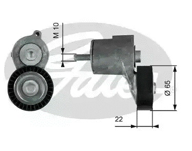 Gates Ролик натяжний ременя поліклинового (приводного) – ціна 117 PLN