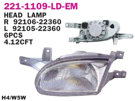 Depo 221-1109L-LD-E Headlight left 2211109LLDE: Buy near me in Poland at 2407.PL - Good price!