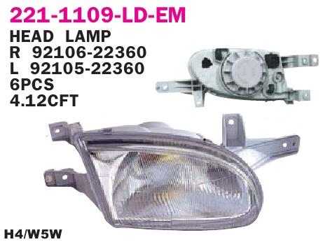 Depo 221-1109R-LD-E Headlight right 2211109RLDE: Buy near me in Poland at 2407.PL - Good price!