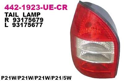Depo 442-1923L-UE-CR Lampa tylna lewa 4421923LUECR: Atrakcyjna cena w Polsce na 2407.PL - Zamów teraz!