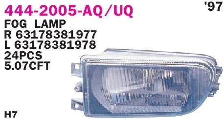 Depo 444-2005R-UQ Fog headlight, right 4442005RUQ: Buy near me in Poland at 2407.PL - Good price!