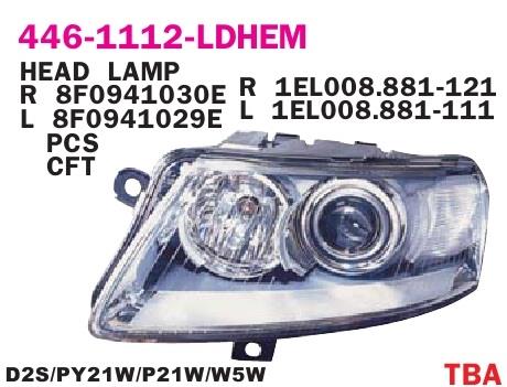 Depo 446-1112L-LDHEM Headlight left 4461112LLDHEM: Buy near me in Poland at 2407.PL - Good price!