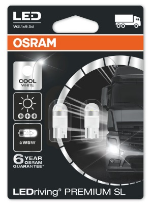 Osram 2824WW-02B Лампа светодиодная Osram LEDriving WarmWhite T10 24V W2,1x9,5d (2 шт.) 2824WW02B: Отличная цена - Купить в Польше на 2407.PL!