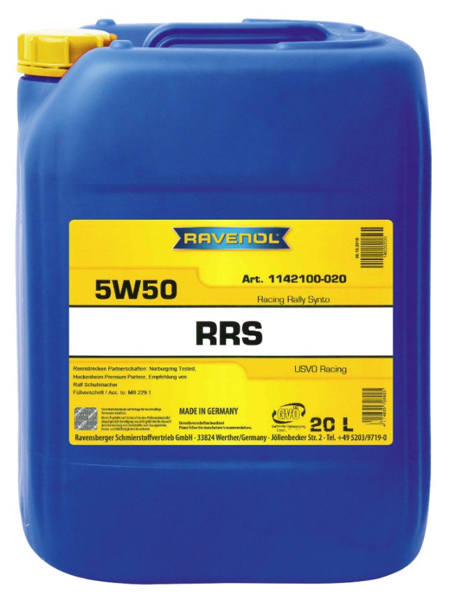 Ravenol 1142100-020-01-999 Engine oil RAVENOL Racing Rally Synto 5W-50, 20L 114210002001999: Buy near me at 2407.PL in Poland at an Affordable price!