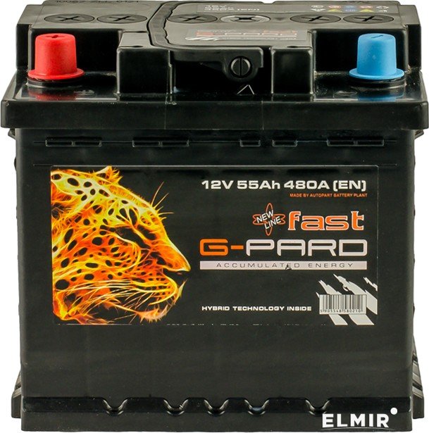 G-Pard TRC055-F01 Battery G-Pard Fast 12V 55AH 480A(EN) L+ TRC055F01: Buy near me in Poland at 2407.PL - Good price!