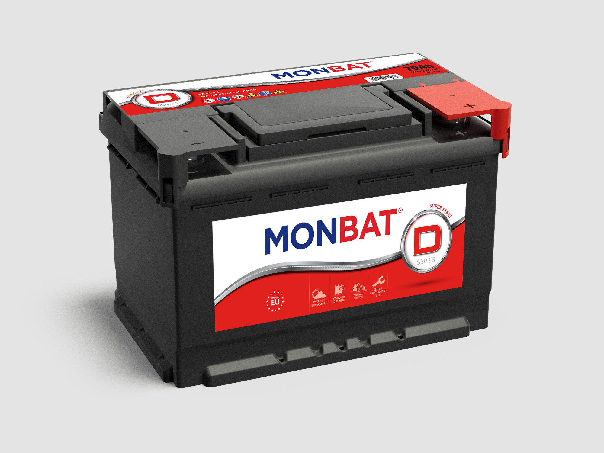 Monbat 555059048 Аккумулятор Monbat Dynamic 12В 55Ач 480А(EN) R+ 555059048: Отличная цена - Купить в Польше на 2407.PL!