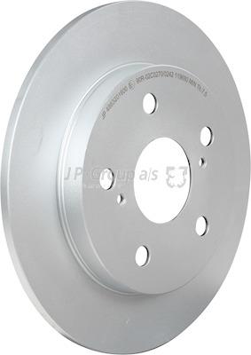 Тормозной диск задний невентилируемый Jp Group 4863201600